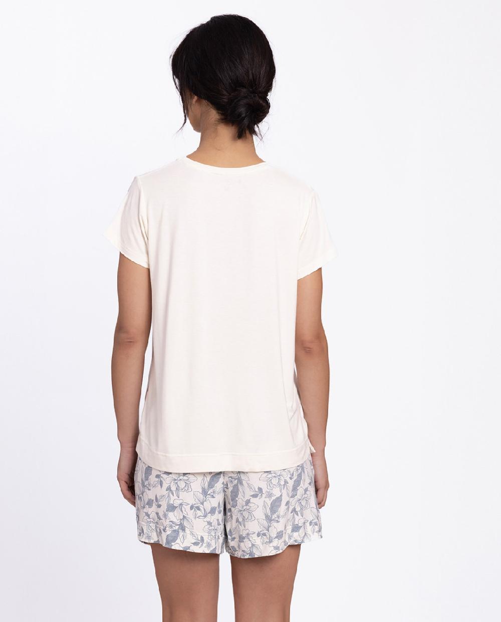 punto blanco Conjunto corto de flores Nautic Última moda