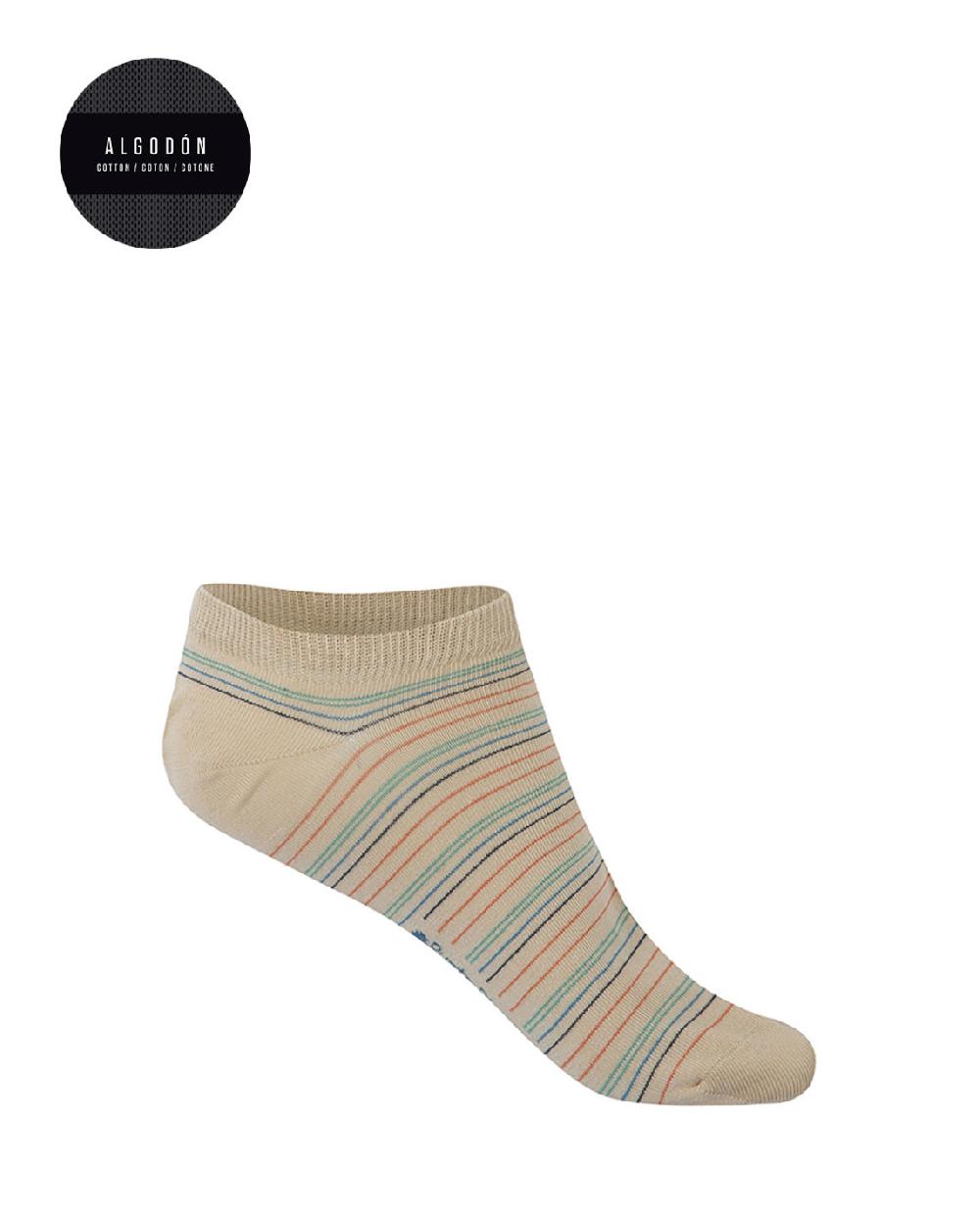 punto blanco Pack de 2 pares de calcetines de algodón - lunares y rayas Outlet online