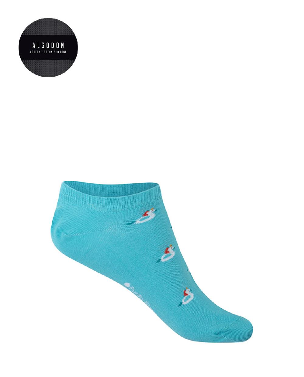 punto blanco Pack 2 pares de calcetines de algodón - fantasía Venta caliente