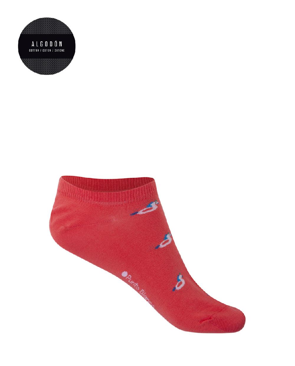 punto blanco Pack 2 pares de calcetines de algodón - fantasía En oferta