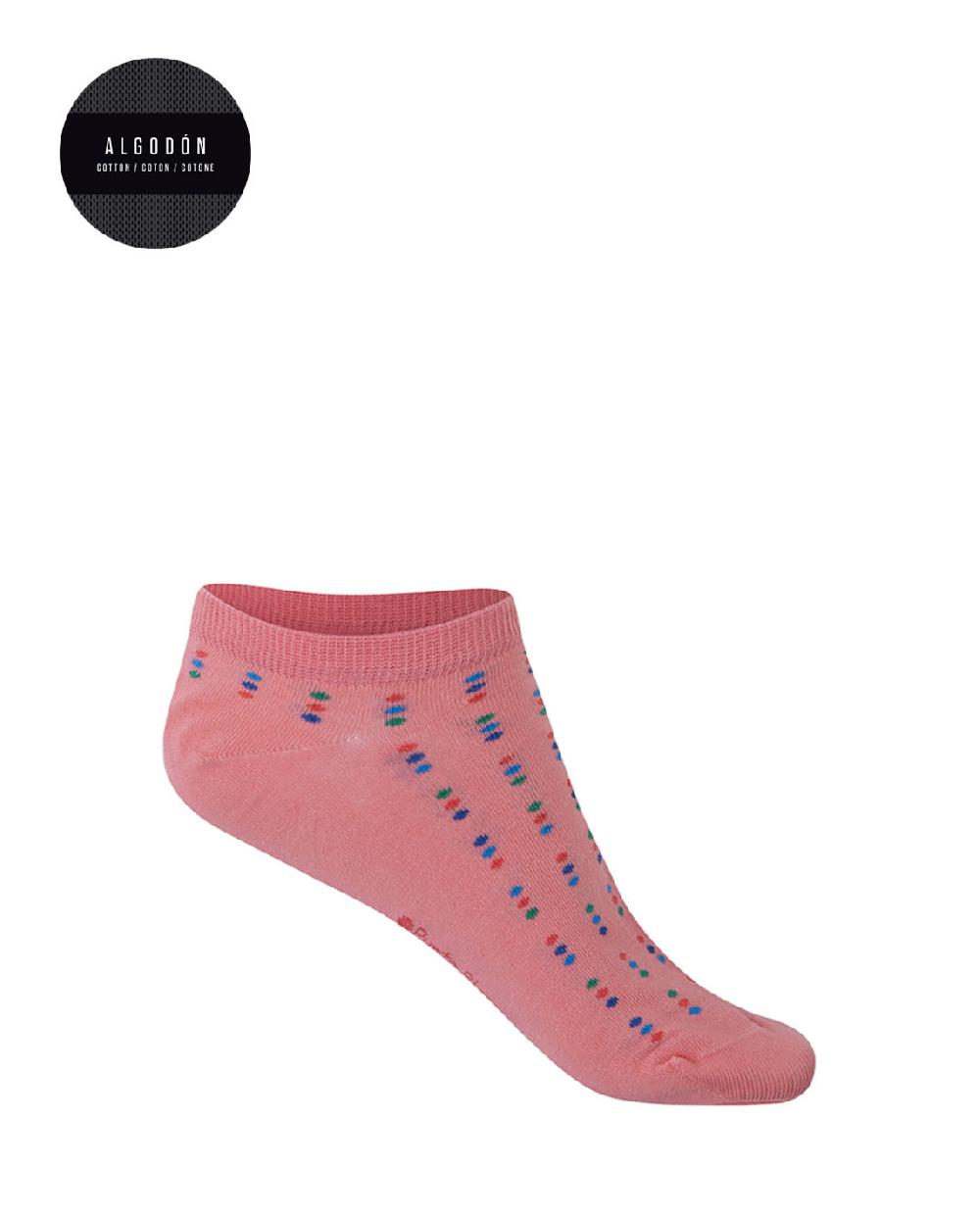 punto blanco Pack 2 pares de calcetines de algodón - fantasía En oferta