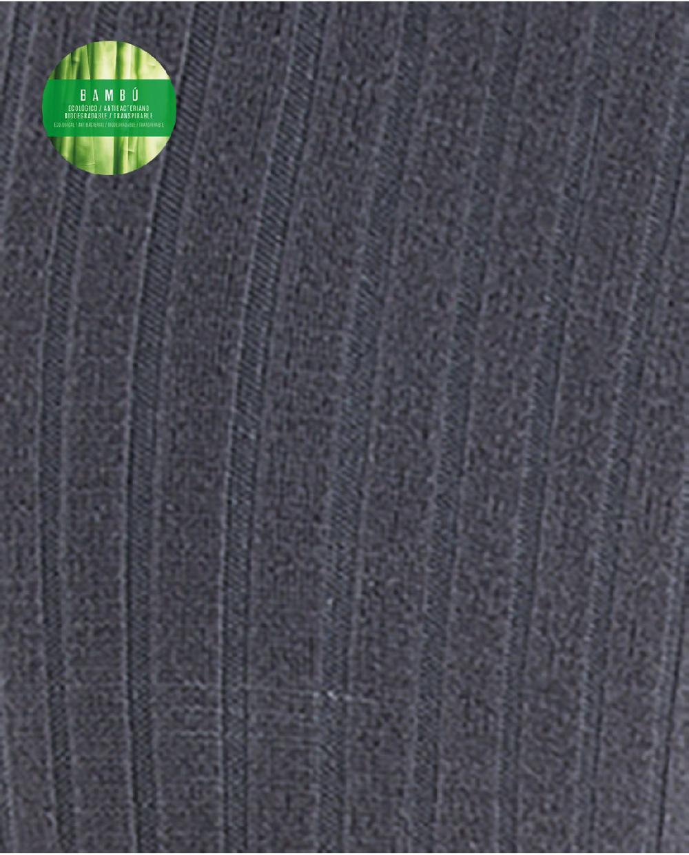 punto blanco High Knee de Rich bambú de canalé COMPRAR AHORA