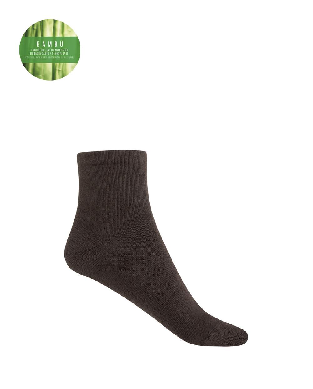 punto blanco Calcetines de bambú lisos