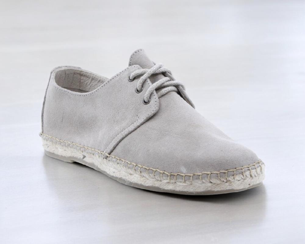 raquel perez Alpargata Esparto Borgia Humo Beige Hombre Tienda de fábrica