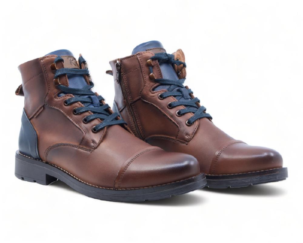 raquel perez Bota Pierre Marrón Marino Hombre Oferta exclusiva