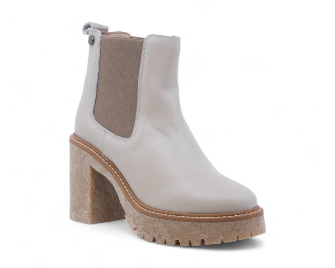 raquel perez Botín Larissa 23 Taupe Mujer Outlet