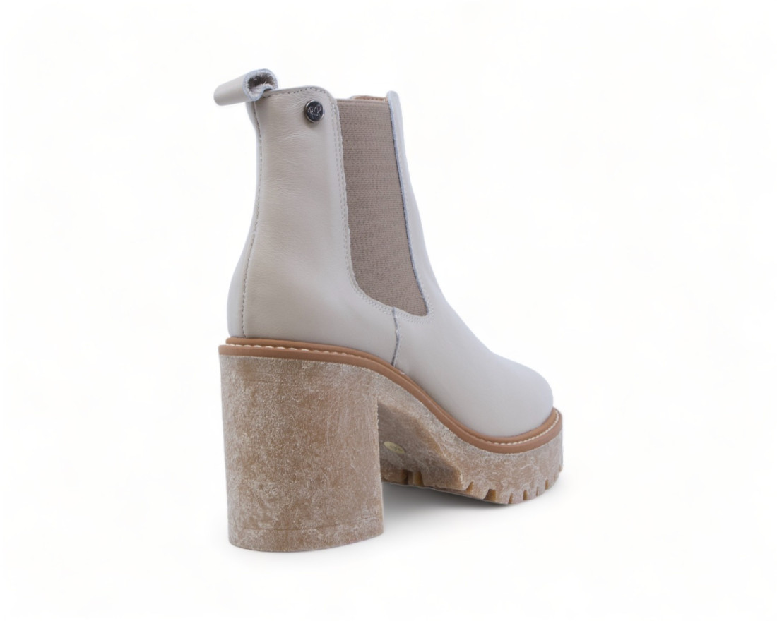 raquel perez Botín Larissa 23 Taupe Mujer Outlet
