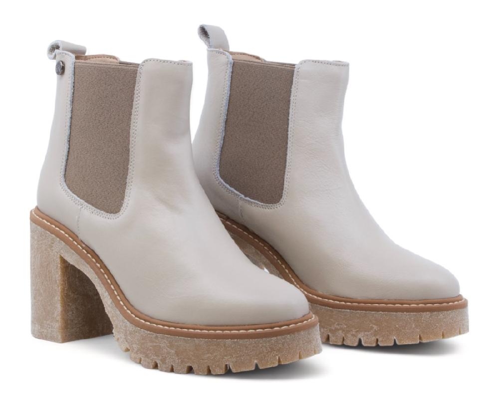 raquel perez Botín Larissa 23 Taupe Mujer Outlet