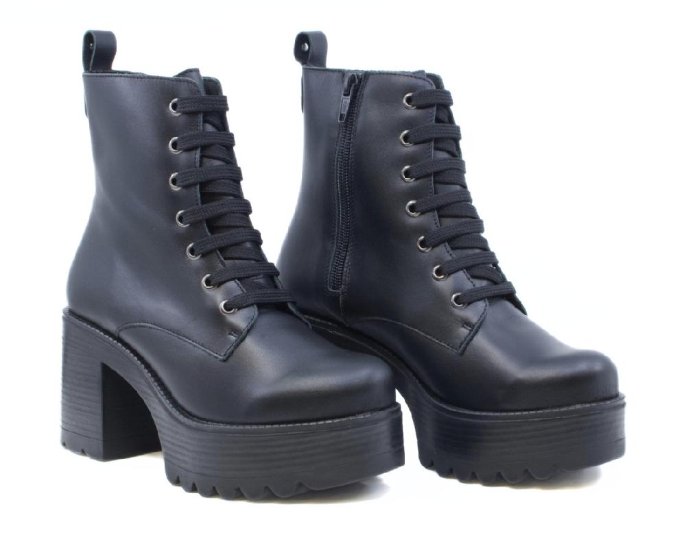 raquel perez Bota Johannesburgo Negro Mujer En oferta