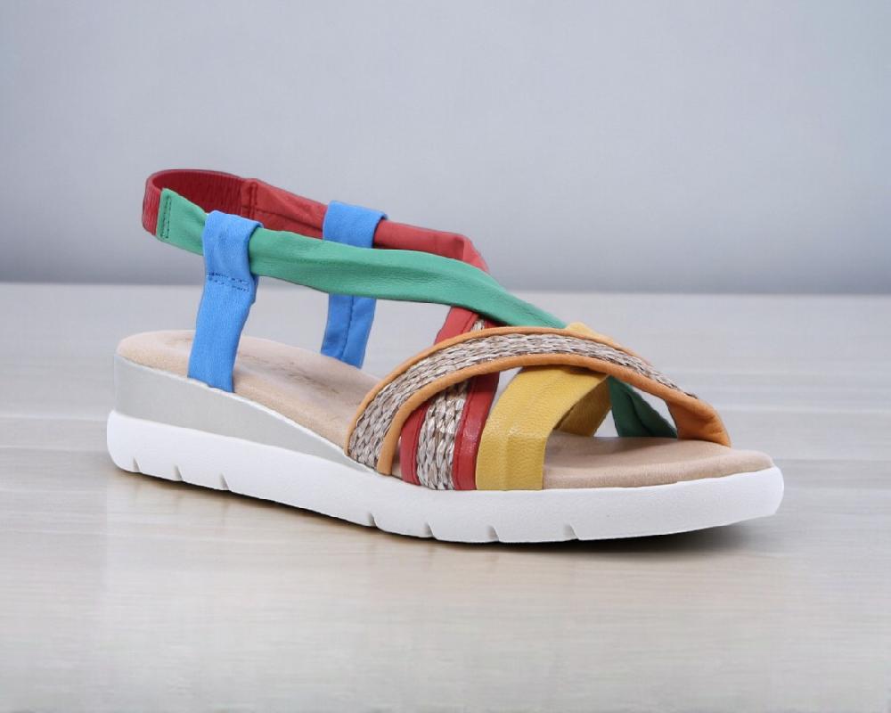 raquel perez Sandalia Casiopea Multicolor Mujer Precio ultrabajo
