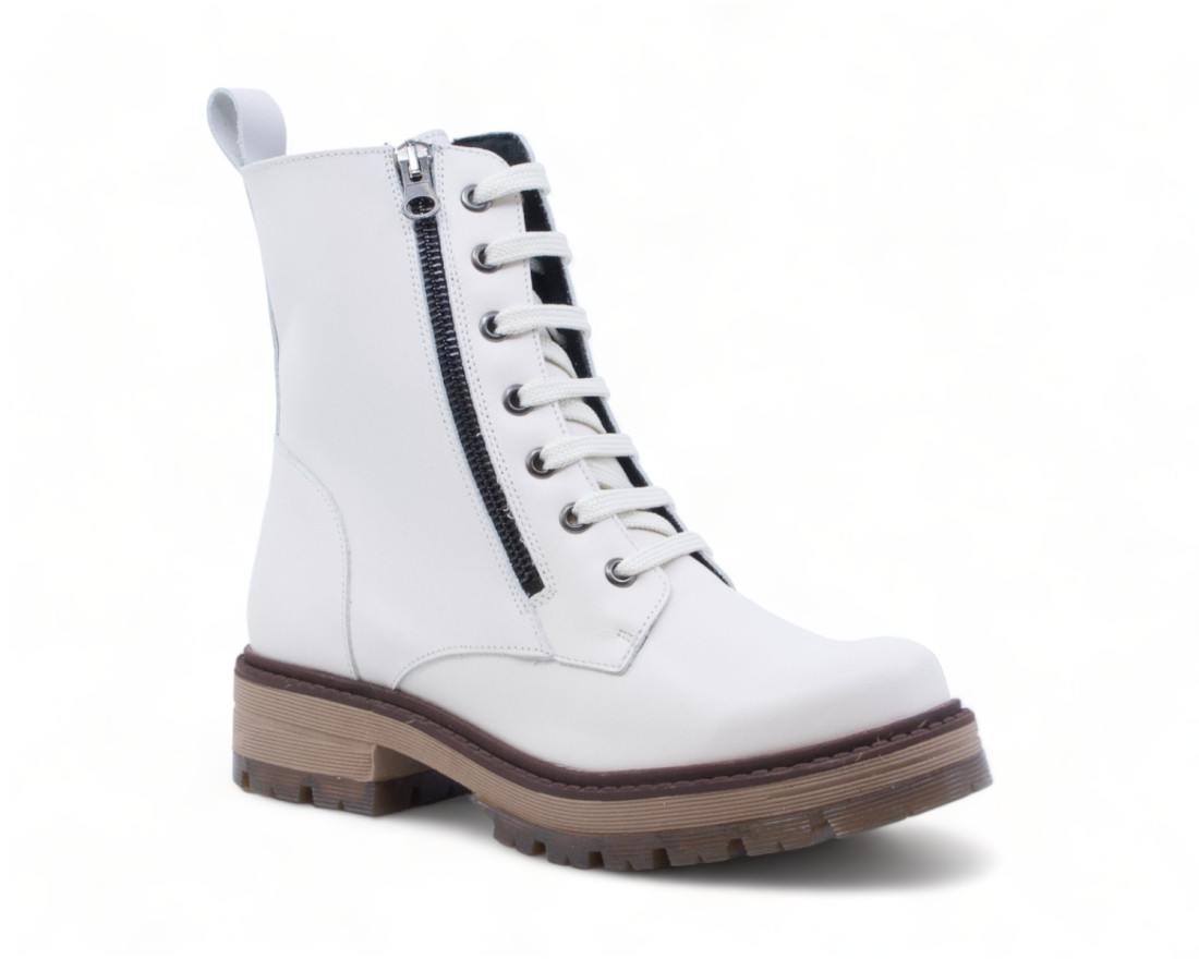 raquel perez Bota Militar Hanoi 23 Beige Mujer Rebajas