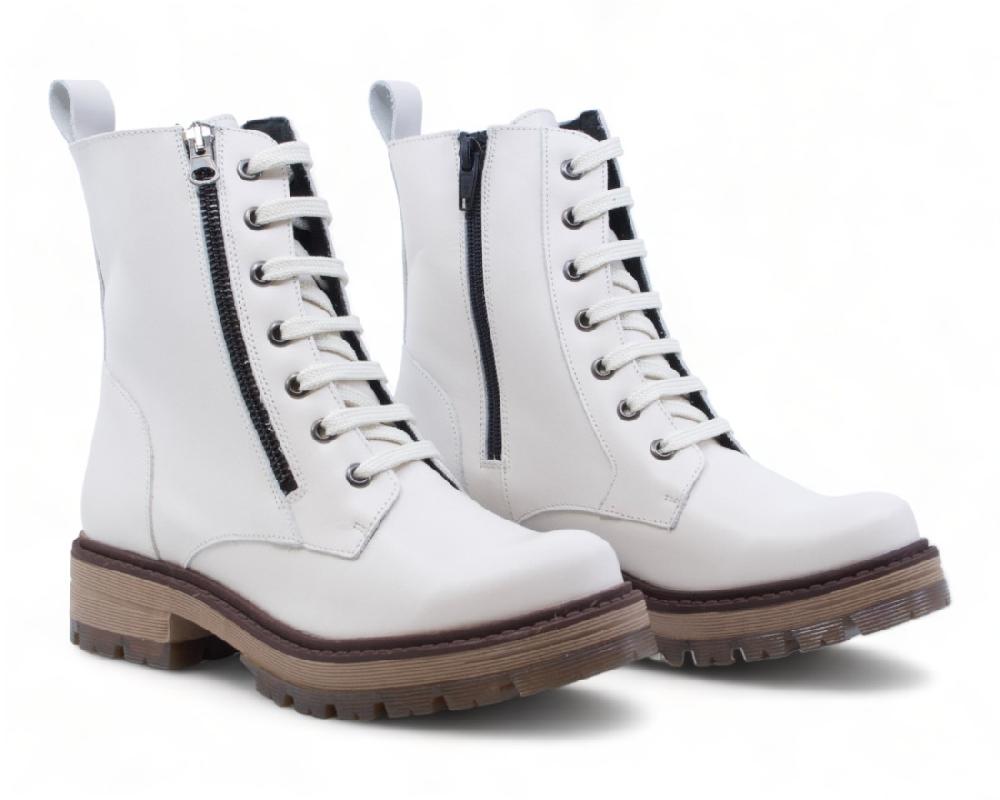 raquel perez Bota Militar Hanoi 23 Beige Mujer Rebajas