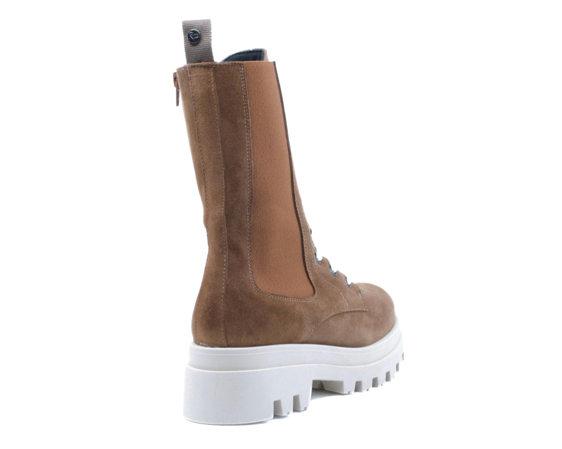 raquel perez Bota Militar Edimburgo Marrón Mujer Gran oferta