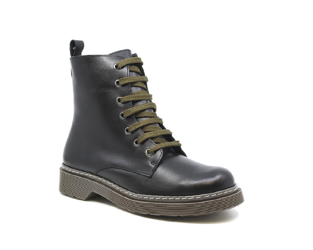 raquel perez Bota Militar Asti Negro Mujer Mejor oferta