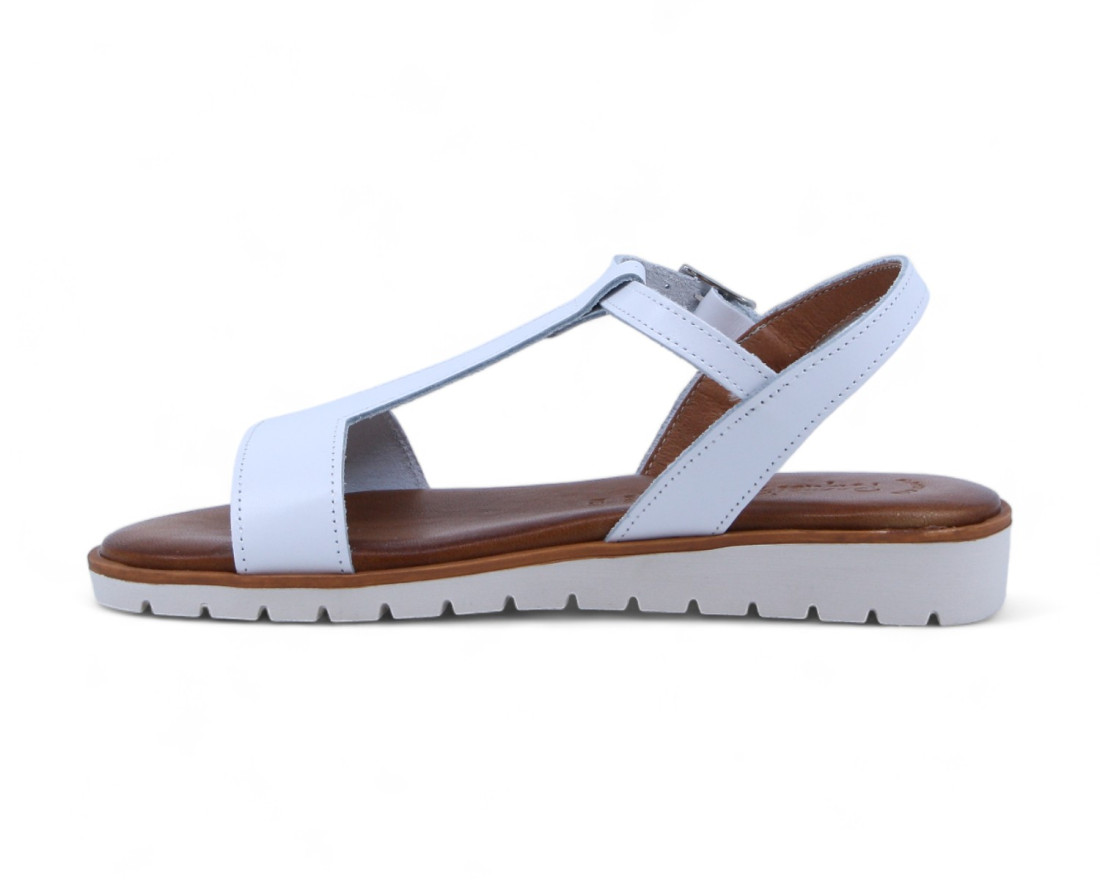 raquel perez Sandalia Cactus 02 Blanco Mujer Rebajas top