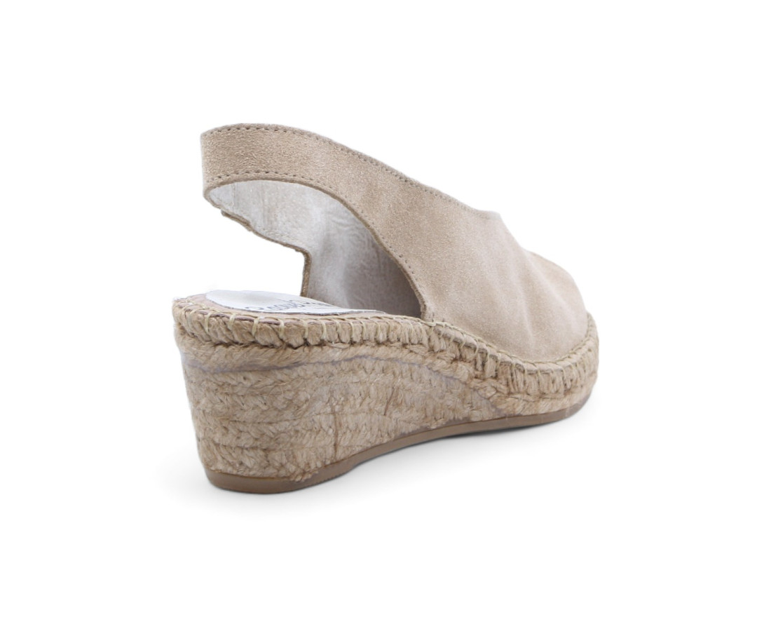 raquel perez Sandalia Cuña Esparto Cubanita Miel Camel Mujer Descuento por venta flash