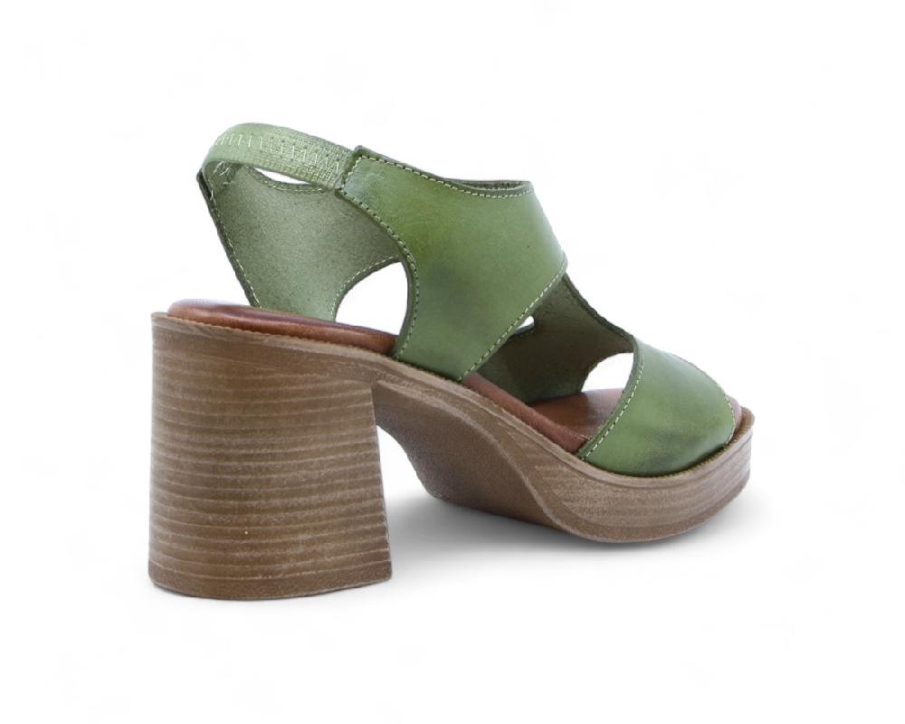 raquel perez Sandalia Tacón Thai 02 Pistacho Mujer Gran oferta