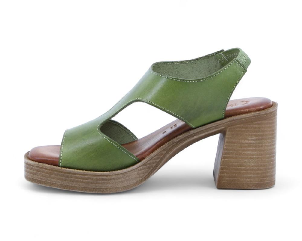 raquel perez Sandalia Tacón Thai 02 Pistacho Mujer Gran oferta