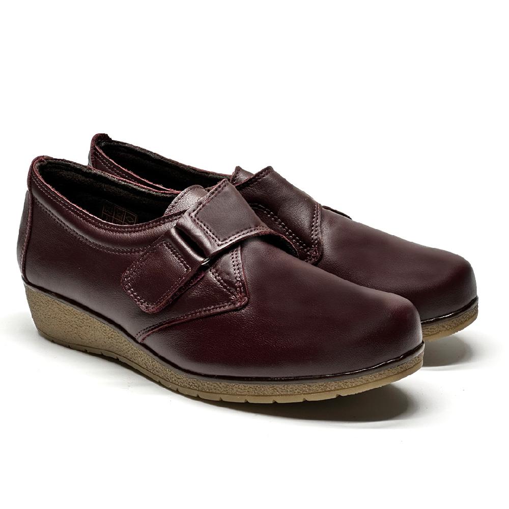 segarra 7540 Zapato Velcro Burdeos Rebajas