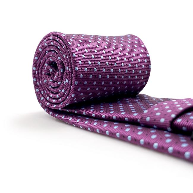 shlax & wing A66 Purple Dots Mens Neckties Fashion Wedding Acceossories Extra Long Size 63″ Ties Classic Party Libre de impuestos