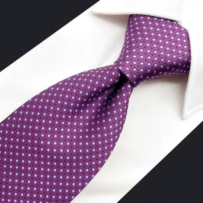 shlax & wing A66 Purple Dots Mens Neckties Fashion Wedding Acceossories Extra Long Size 63″ Ties Classic Party Libre de impuestos
