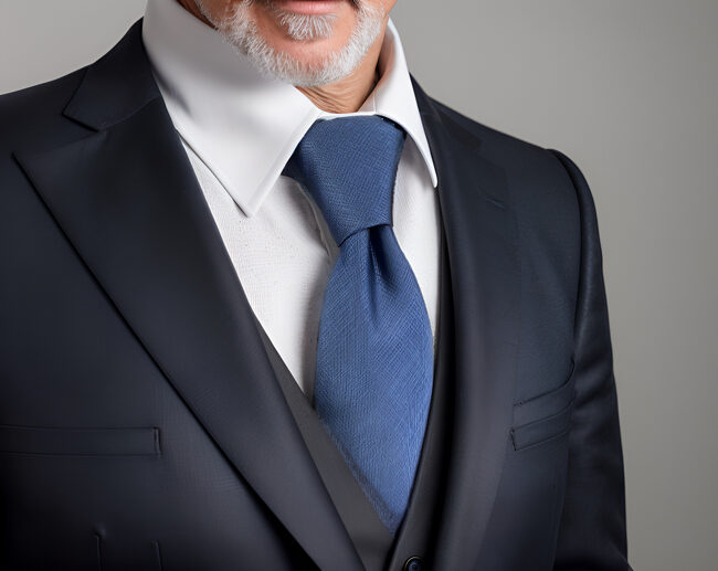 shlax & wing D20 Navy Solid Mens Necktie Silk Dress Classic Hanky Ties for male Wedding Fashion Extra long size 63″ Ofertas de temporada