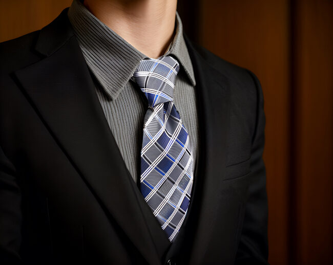 shlax & wing A17 Silver Gray Blue Checkered Geometric Silk Fashion ties for men Wedding Brand New Dress Mens Necktie male Ofertas especiales