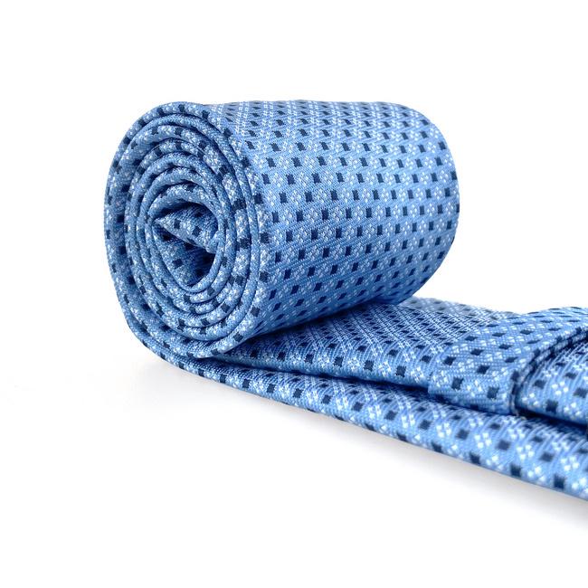 shlax & wing B6 Azure Polka Dots Silk Men’s Ties Necktie Wedding Classic Bow Tie Cufflinks Hanky extra long size Grandes ahorros