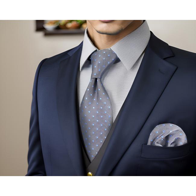 shlax & wing D21 Grey Polka Dots Mens Necktie Silk Fashion Dress Extra long size 63″ Wedding Groom Novelty Ties for male Hanky Devoluciones gratuitas