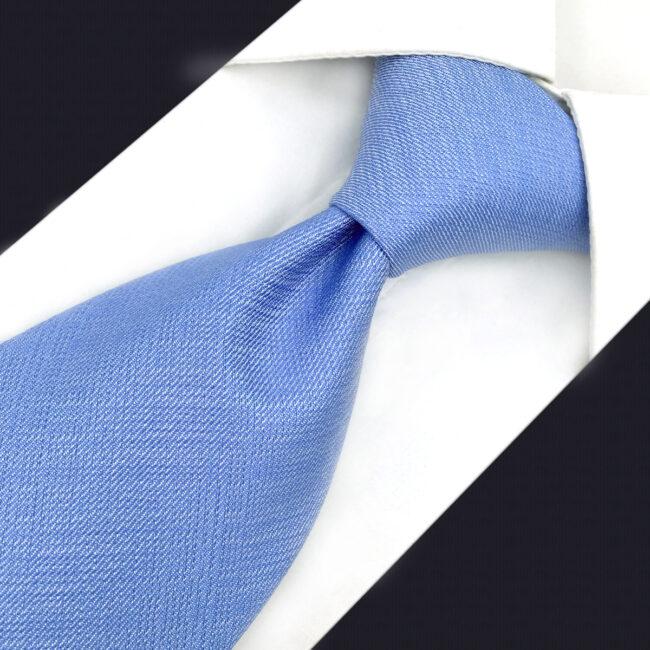 shlax & wing D34 Light Blue Solid Silk Men Neckties Wedding Brand New Extra long size 63″ Classic Fashion Bow Tie Hanky 2025