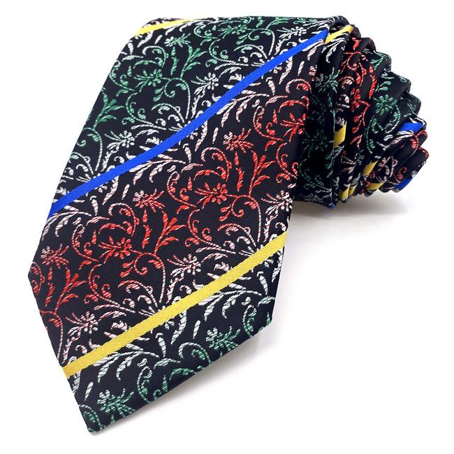 shlax & wing F28 Abstract Multicolor Mens Neckties Set Fashion Silk Extra long size Groom Rebajas