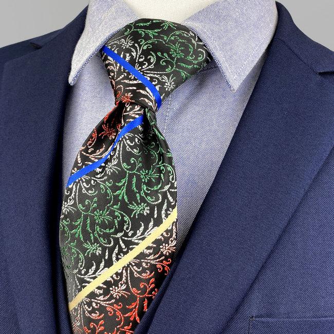 shlax & wing F28 Abstract Multicolor Mens Neckties Set Fashion Silk Extra long size Groom Rebajas