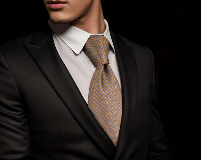 shlax & wing A44 Mens Neckties Brown Gray Houndstooth Fashion Classic Hankies Set Party Gift Outlet online