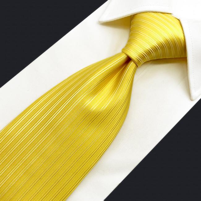 shlax & wing A50 Wedding Gold Solid Mens Neckties Pocket Square Set Wedding Fashion Classic Skinny Gran oferta