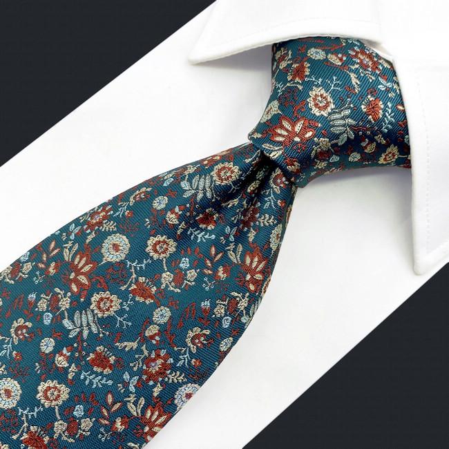 shlax & wing A52 Seaweed Green Floral Mens Neckties Hanky Set Classic Dress Extra Long Size Party Fashion Rebajas de fábrica