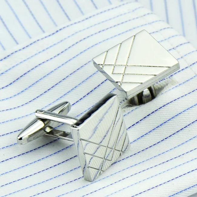 shlax & wing Square Polished Cufflinks for Men Cuff Links New Classic 74 Ventas relámpago