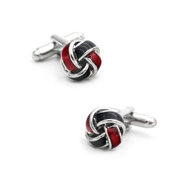 shlax & wing Pair of Mens Cufflinks Red Stainless steel Floral Elegant Style Mens Studs Elegant Style 88 Envío gratis