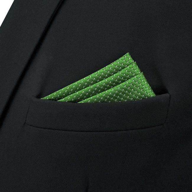 shlax & wing B50 Green Solid Mens Pocket Square Fashion Classic Wedding Handkerchief Dress Hanky ÚLTIMAS EDICIONES