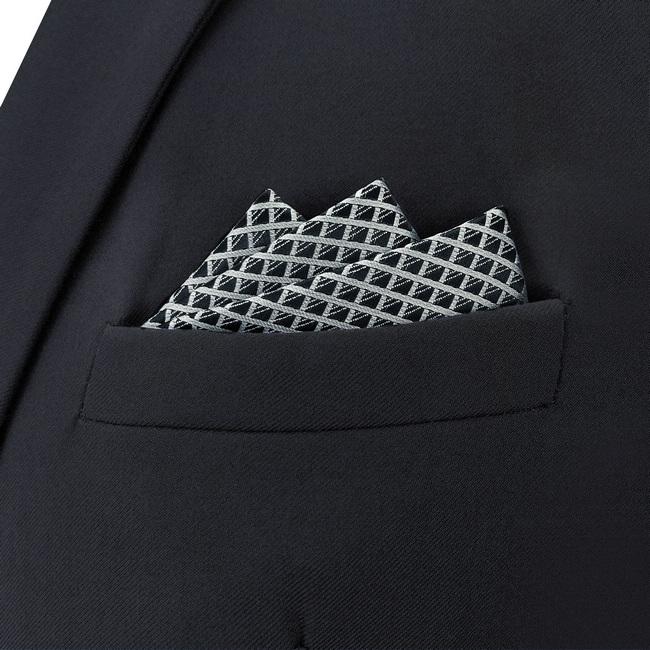 shlax & wing BH28 Black Solid Silk Mens Pocket Square Fashion Wedding Handkerchief Novelty Acceossories Hanky Solo hoy