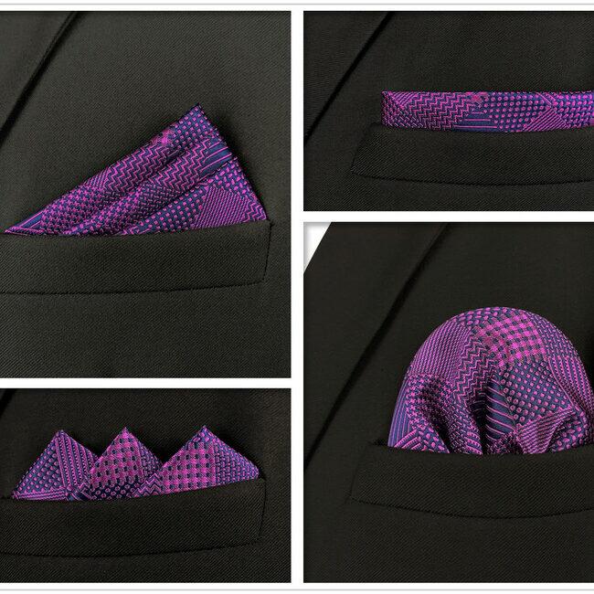 shlax & wing 5 Pieces Assorted Fashion Mens Pocket Square Classic Handkerchiefs Set 2-54 Precios de Black Friday