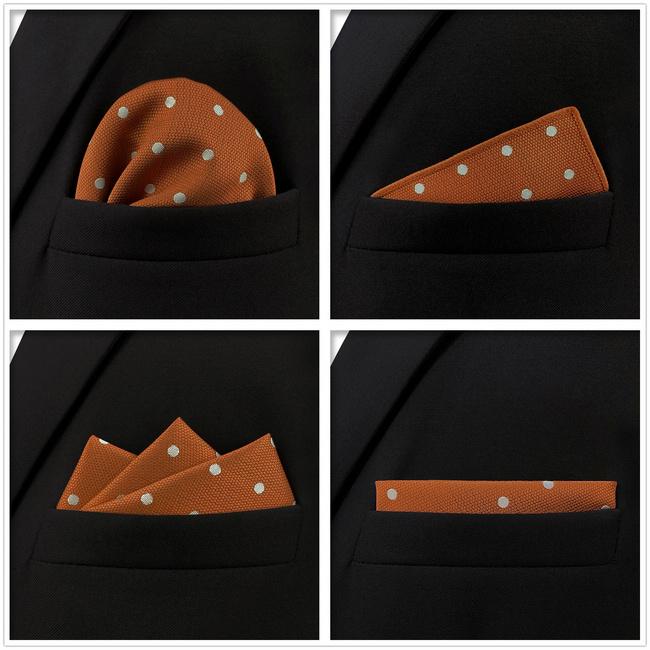 shlax & wing 5 Pieces Assorted Mens Pocket Square Fashion Gift Classic Handkerchiefs Set 2-83 Descuento por venta flash