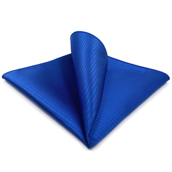 shlax & wing CH32 Blue Solid Silk Mens Pocket Square Classic Brand New Handkerchief Fashion Wedding Acceossories Hanky Grandes descuentos