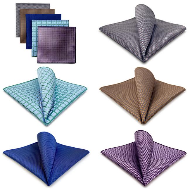 shlax & wing 5 Pieces Assorted Mens Pocket Square Fashion Gift Classic Handkerchiefs Set 2-95 Descuento por venta flash