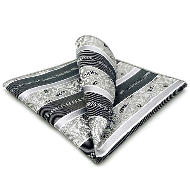 shlax & wing 5 Pieces Assorted Mens Pocket Square Fashion Gift Classic Handkerchiefs Set 3-18 Grandes ahorros