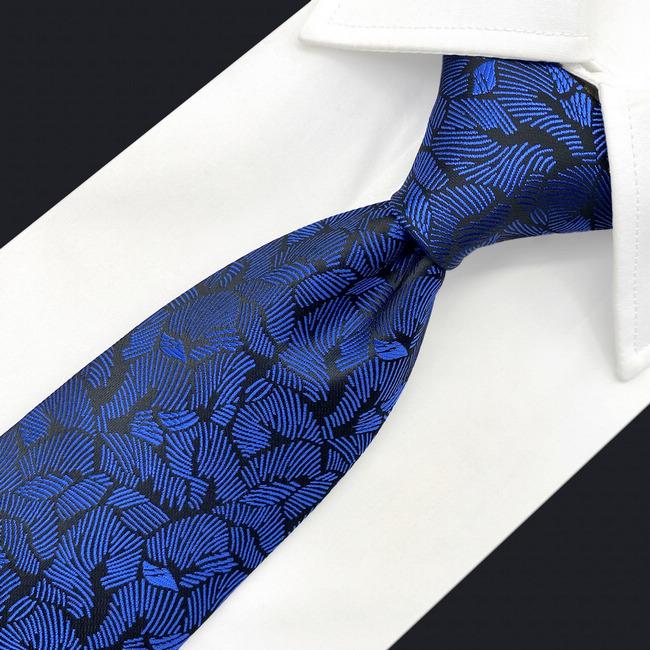 shlax & wing A75 Blue Pattern Mens Neckties Pocket Square Set Fashion Business Accessory Extra Long Size Tie Los más vendidos