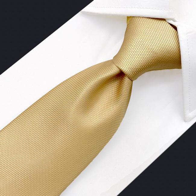 shlax & wing A80 Light Yellow Solid Mens Necktie Pocket Square Set Fashion Skinny Tie Gift Wedding 63″ Liquidación