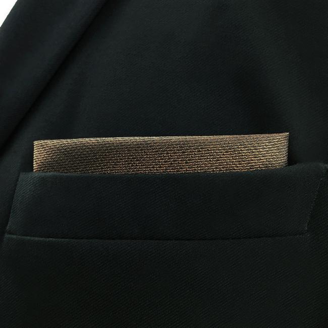 shlax & wing DH27 Brown Solid Mens Pocket Square Silk Fashion Dress Handkerchief Classic Brand New Hanky Últimos 3 días