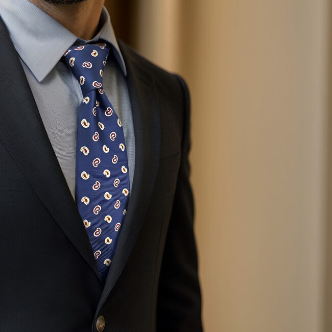 shlax & wing A86 Mens Neckties Pocket Square Set Blue Paisley Fashion Classic Party Gift Necktie Business 63″ Superdescuento