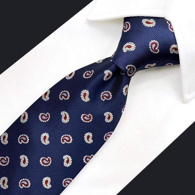 shlax & wing A86 Mens Neckties Pocket Square Set Blue Paisley Fashion Classic Party Gift Necktie Business 63″ Superdescuento