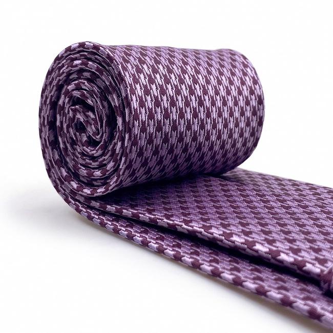shlax & wing A90 Purple Houndstooth Mens Ties Pocket Square Set Wedding Extra Long Size Business Classic Envío internacional gratuito